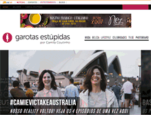 Tablet Screenshot of garotasestupidas.com